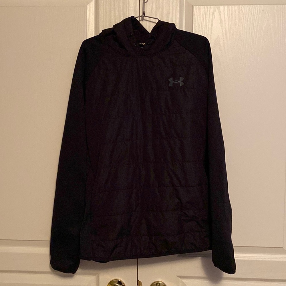 Under Armour quilted hoodie. Light nylon quilting on the front.